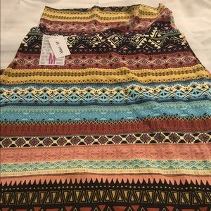 Lularoe boho aztec print maxi skirt
